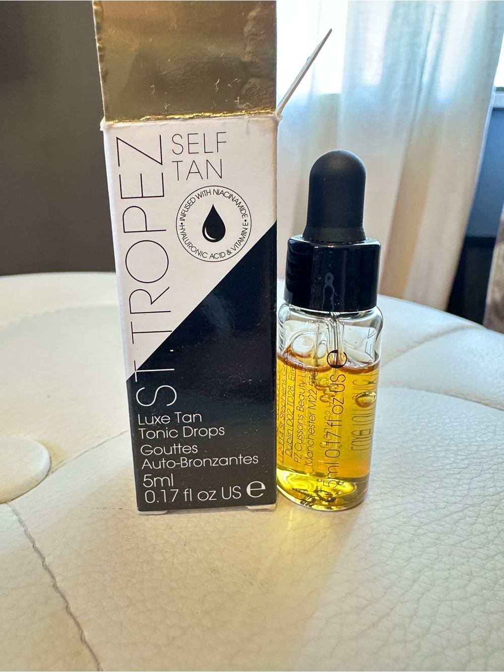 St Tropez Luxe Tan Tonic Drops Self Tanner 5ml Mini NIB
